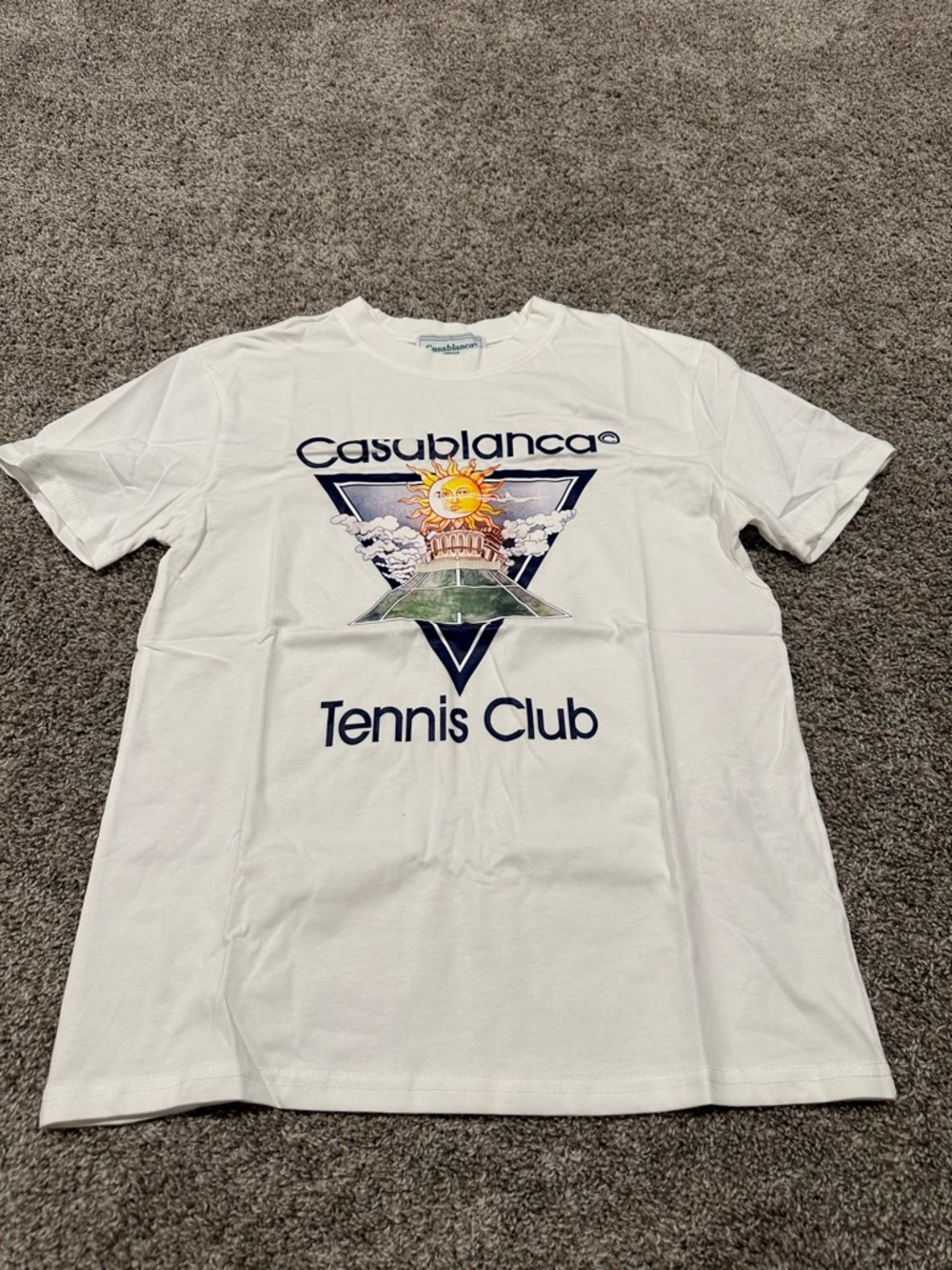 Casablanca White Tennis Club Graphic Tee